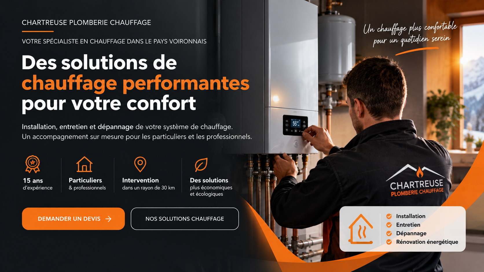 Solutions de chauffage - Chartreuse Plomberie Chauffage